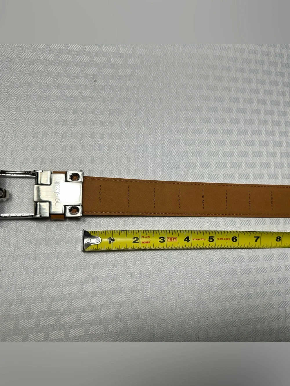 NexBelt Men’s Tan Alligator V2 Ratchet Dress Belt Adjustable Buckle 25